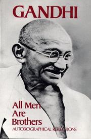 Front cover of All men are brothers by Mohandas Karamchand Gandhi