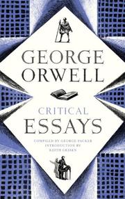 Cover of Critical essays by George Orwell