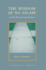 Front cover of The wisdom of no escape by Pema Chödrön
