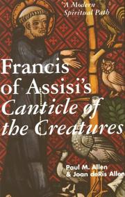 Cover of Francis of Assisi's canticle of the creatures by Paul Marshall Allen