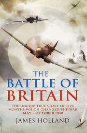 Front cover of The Battle of Britain by James Holland