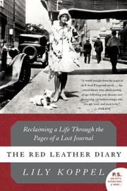 Cover of The red leather diary by Lily Koppel