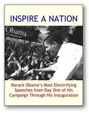 Front cover of Inspire a Nation by Barack Obama