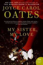 Front cover of My Sister, My Love by Joyce Carol Oates