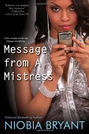 Cover of Message From A Mistress by Niobia Bryant