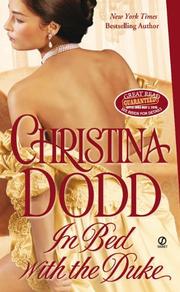 Front cover of In Bed with the Duke:(Governess Brides #9) by Christina Dodd