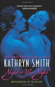 Front cover of Night After Night (Brotherhood of the Blood, Book 5) by Kathryn Smith