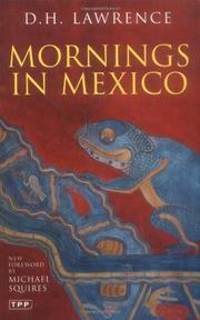 Front cover of Mornings in Mexico and Etruscan places by D. H. Lawrence