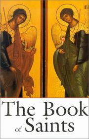 Front cover of The Book of Saints by Ramsgate Benedictine Monks of St.Augustine's Abbey