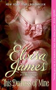 Front cover of This Duchess of Mine by Eloisa James
