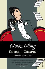 Front cover of Swan song by Edmund Crispin