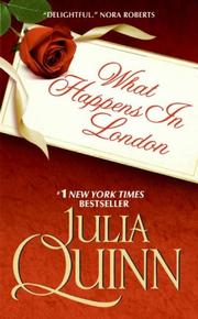 Front cover of What Happens in London by Julia Quinn