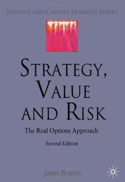 Cover of Strategy, Value and Risk by Jamie Rogers