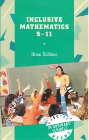 Front cover of Inclusive Mathematics 5-11 (Special Needs in Ordinary Schools) by Brian Robbins