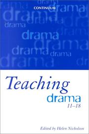 Cover of Teaching Drama 11-18 by Helen Nicholson
