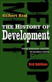 Cover of The history of development by Gilbert Rist
