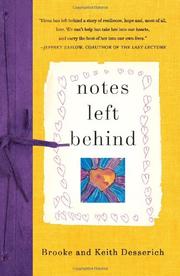 Cover of Notes Left Behind by Brooke Desserich