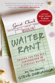 Cover of Waiter rant by Steve Dublanica