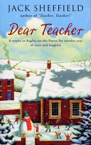 Cover of Dear Teacher by Jack Sheffield
