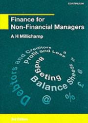 Cover of Finance for Non-Financial Managers by Millichamp