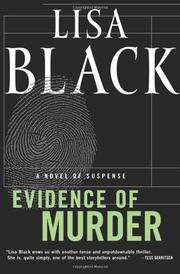Front cover of Evidence of murder by Lisa Black