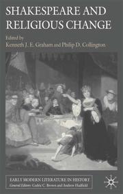 Cover of Shakespeare and religious change by Kenneth J. E. Graham
