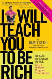 Cover of I will teach you to be rich by Ramit Sethi