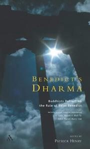 Cover of BENEDICT'S DHARMA: BUDDHISTS REFLECT ON THE RULE O F ST BENEDICT by Benedict Saint, Abbot of Monte Cassino