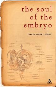 Front cover of The Soul of the Embryo by David Albert Jones