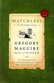 Cover of Matchless by Gregory Maguire