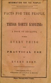Cover of Facts for the people by Unknown