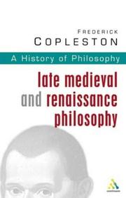 Front cover of History of Philosophy, Volume 3 by Frederick Charles Copleston