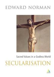 Cover of Secularisation by Edward Norman