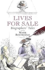 Front cover of Lives For Sale by Mark Bostridge