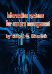 Cover of Information systems for modern management by Robert G. Murdick
