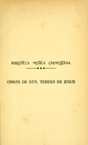 Cover of Obras de Santa Teresa de Jesus by Teresa of Avila