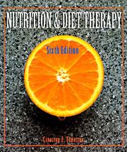 Cover of Nutrition and diet therapy by Carolynn E. Townsend
