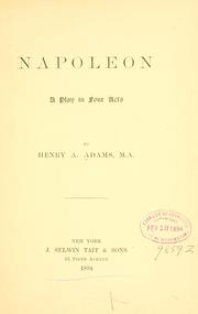 Front cover of Napoleon by Henry A. Adams