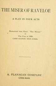 Front cover of The miser of Raveloe... by George Eliot