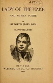 Front cover of The lady of the lake, and other poems by Sir Walter Scott