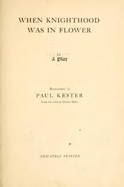 Cover of When knighthood was in flower by Unknown