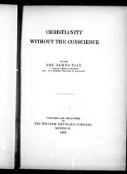 Cover of Christianity without the conscience by Tait, James