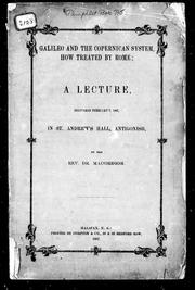 Cover of Galileo and the Copernican system by P. G. MacGregor