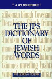 Front cover of JPS Dictionary of Jewish Words by Joyce Eisenberg