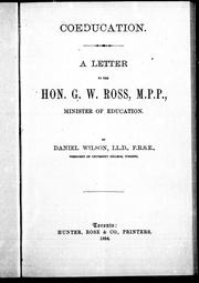 Cover of Coeducation by Daniel Wilson