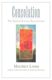 Cover of Consolation by Maurice Lamm
