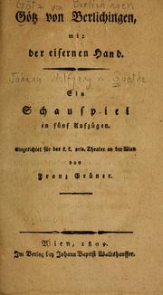 Cover of Götz von Berlichingen by Johann Wolfgang von Goethe