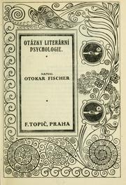 Cover of Otázky literární psychologie by Otokar Fischer