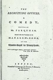 Front cover of The recruiting officer by George Farquhar