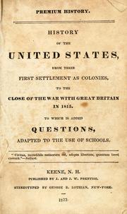 Cover of History of the United States by Salma Hale